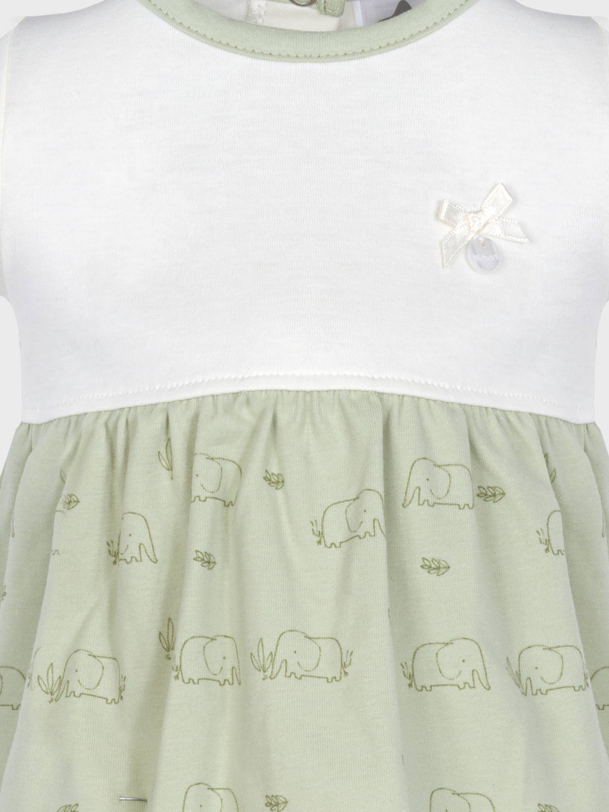 Conjunto ELEFANTE vestido + tapa fraldas